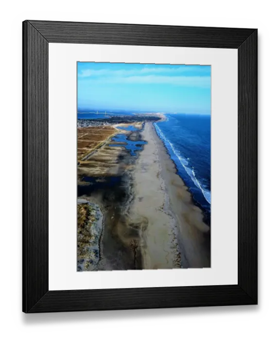 Framed Print : Far Rockaway beachfront