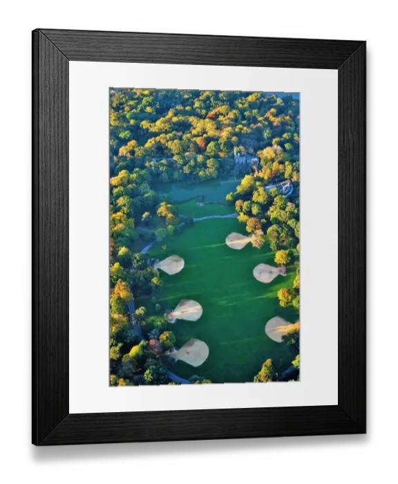 Framed Print : Central Park ballfields Framed Print : Central Park ballfields