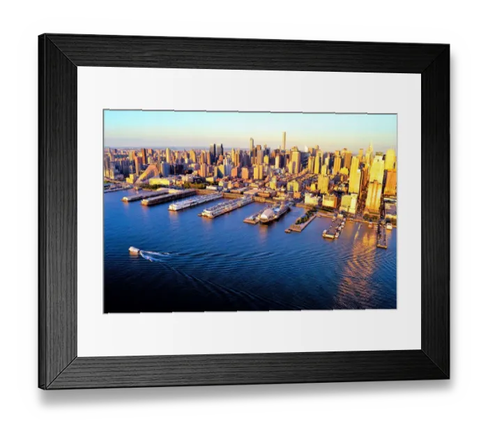 Framed Print : Westside piers Framed Print : Westside piers