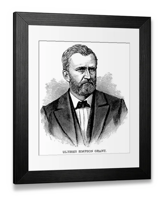 Framed Print : Ulysses Simpson Grant Framed Print : Ulysses Simpson Grant