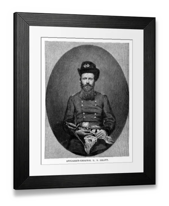 Framed Print : Brigadier General Ulysses Simpson Grant Framed Print : Brigadier General Ulysses Simpson Grant
