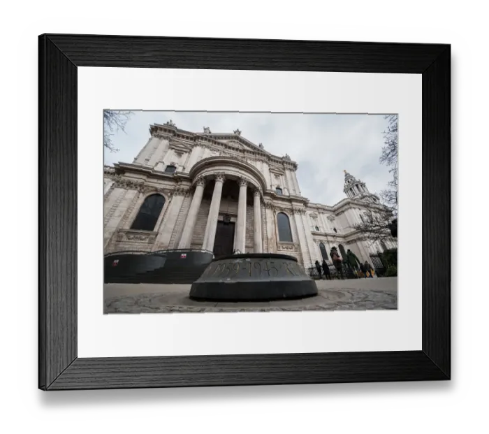 Framed Print : St Pauls Cathedral Memorial Framed Print : St Pauls Cathedral Memorial