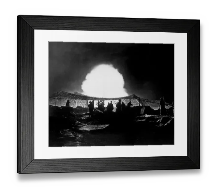 Framed Print : Attack At The Roer Framed Print : Attack At The Roer