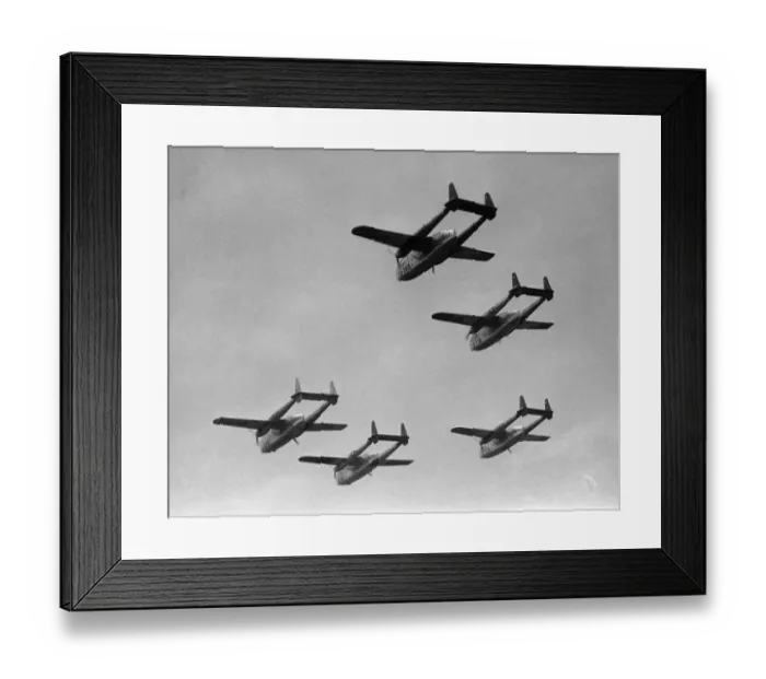 Framed Print : Flying boxcars in formation Framed Print : Flying boxcars in formation