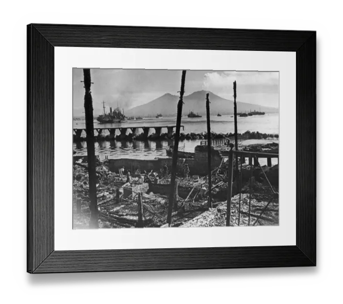 Framed Print : Allied Convoy