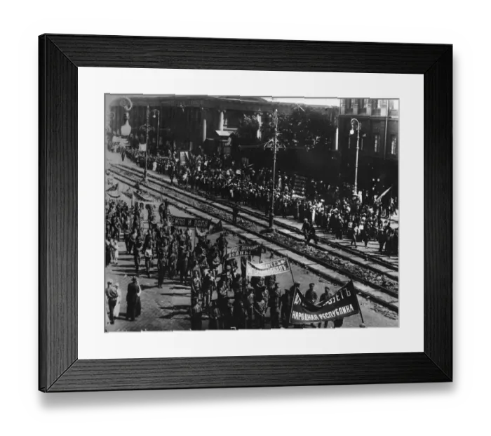 Framed Print : Revolution Demo Framed Print : Revolution Demo