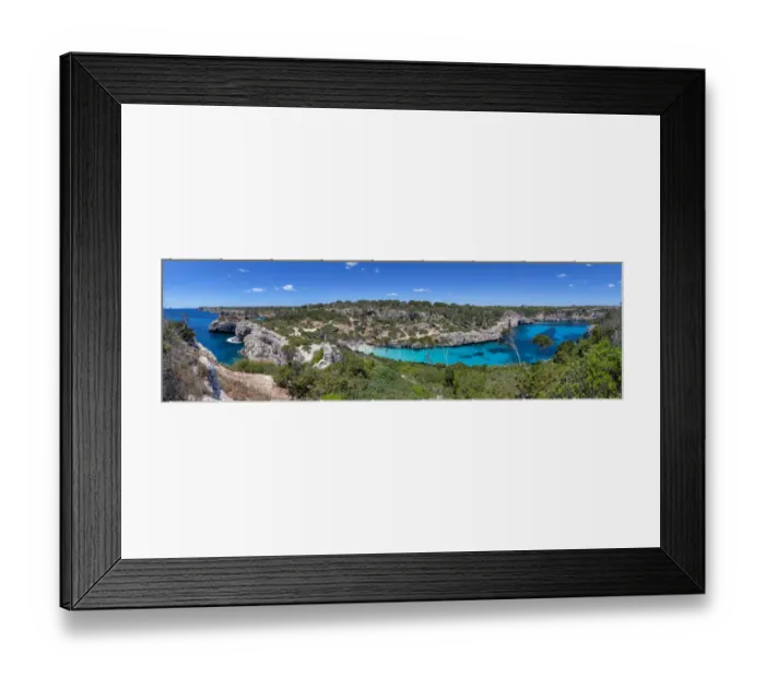Framed Print : Southern Mallorca Panorama Framed Print : Southern Mallorca Panorama