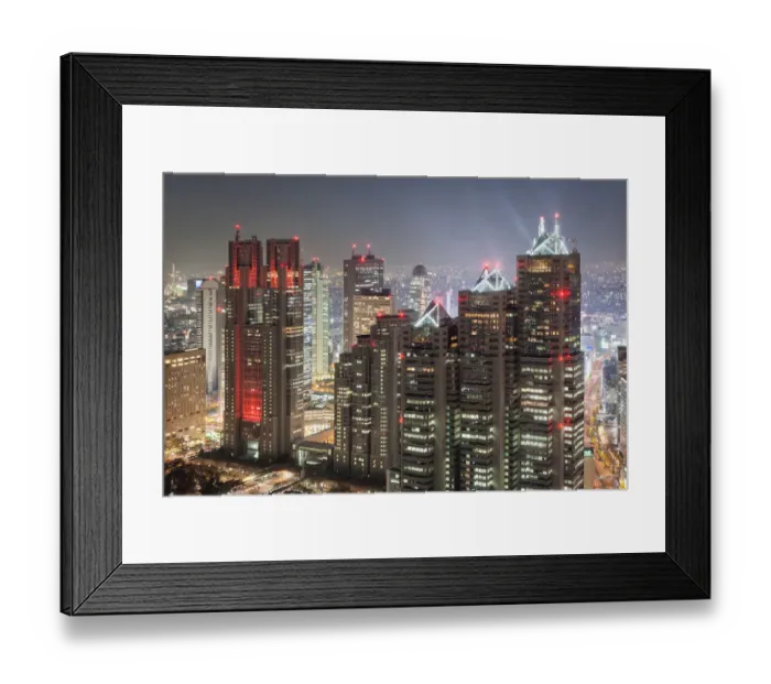 Framed Print : Nishi-Shinjuku Framed Print : Nishi-Shinjuku