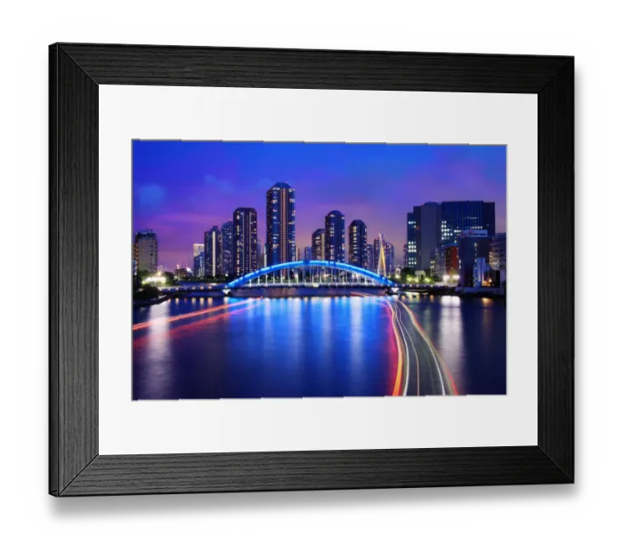 Framed Print : Dusk over Tokyo Framed Print : Dusk over Tokyo