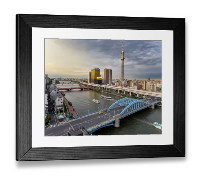 Framed Print : Tokyo Skytree and Sumida-gawa Framed Print : Tokyo Skytree and Sumida-gawa