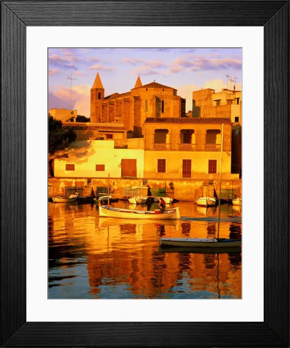 Framed Print : Spain, Mallorca, Porto Colom Framed Print : Spain, Mallorca, Porto Colom
