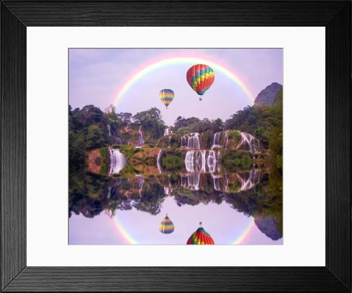 Framed Print : naning waterfall Framed Print : naning waterfall