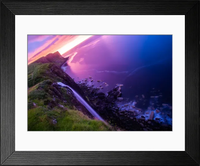 Framed Print : Mealy Falls / Kilt Rock Framed Print : Mealy Falls / Kilt Rock