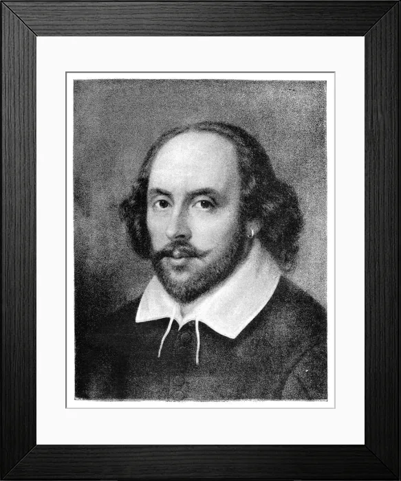 Framed Print : William Shakespeare Framed Print : William Shakespeare