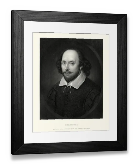 Framed Print : William Shakespeare