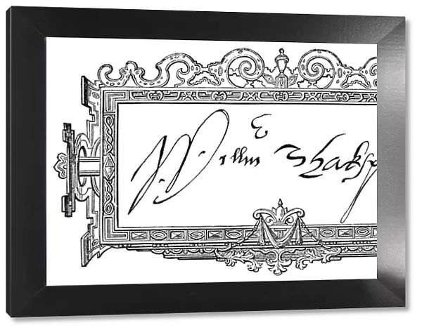 William Shakespeareas Signature