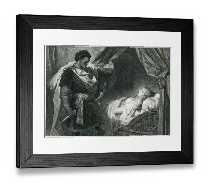 Framed Print : Othello And Desdemona Framed Print : Othello And Desdemona