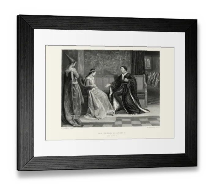 Framed Print : Works of William Shakespeare - King Henry V Framed Print : Works of William Shakespeare - King Henry V