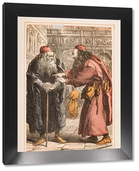 The Merchant of Venice by Shakespeare engraving 1870