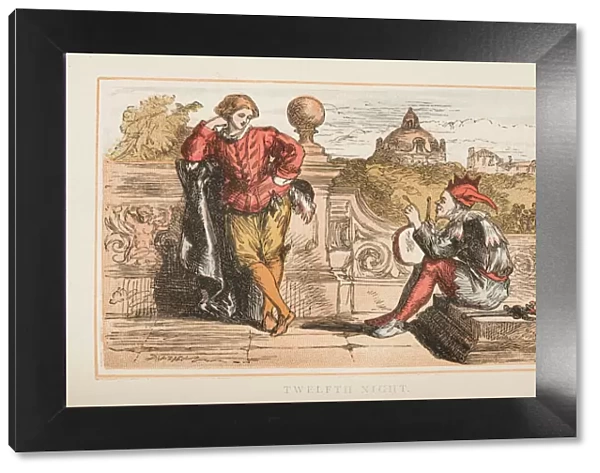 Twelfth Night by Shakespeare engraving 1870