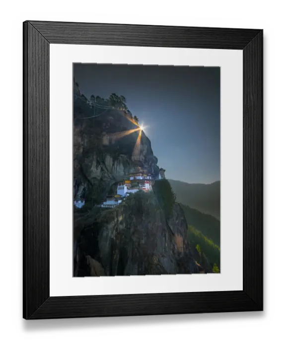 Framed Print : Tigers nest, Kingdom of Bhutan, Eastern Himalayas