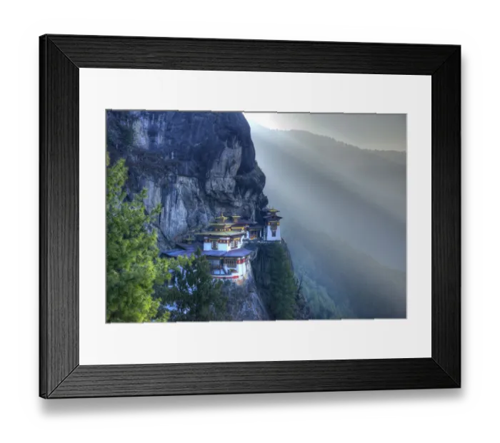 Framed Print : Tigers nest, Kingdom of Bhutan, Eastern Himalayas