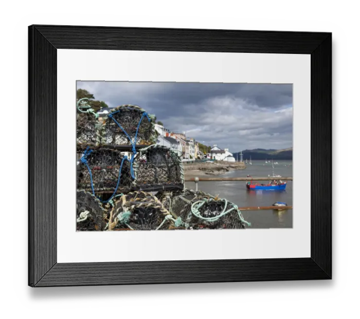 Framed Print : Lobster and shrimping pots taken at Aberdovey Framed Print : Lobster and shrimping pots taken at Aberdovey