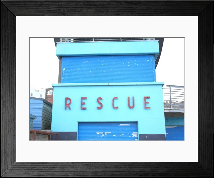 Framed Print : Rescue hut