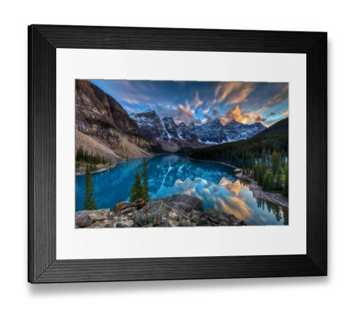 Framed Print : Painting on Moraine Framed Print : Painting on Moraine