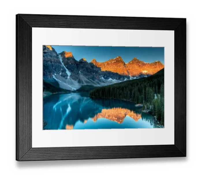 Framed Print : Moraine Lake Sunrise Framed Print : Moraine Lake Sunrise