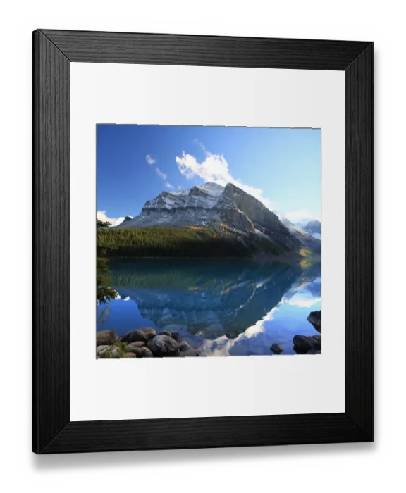 Framed Print : Reflections on Lake Louise, Banff NP, Canada Framed Print : Reflections on Lake Louise, Banff NP, Canada