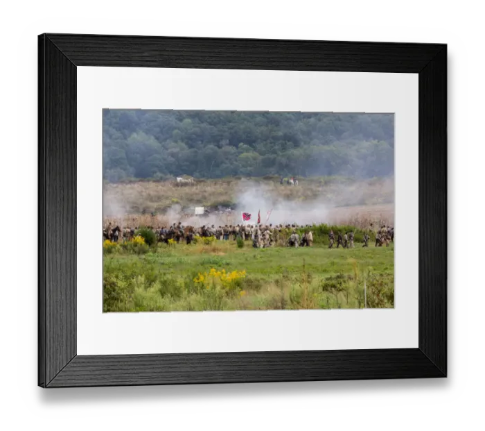 Framed Print : Battle Re-Enactments Framed Print : Battle Re-Enactments