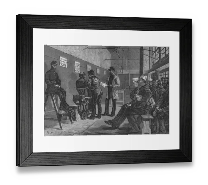 Framed Print : Weighing Prisoners Framed Print : Weighing Prisoners