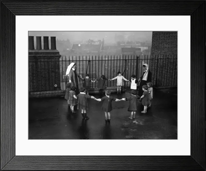 Framed Print : Rooftop Creche Framed Print : Rooftop Creche