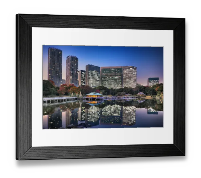 Framed Print : Tokyo Skyscrapers At Dusk Framed Print : Tokyo Skyscrapers At Dusk