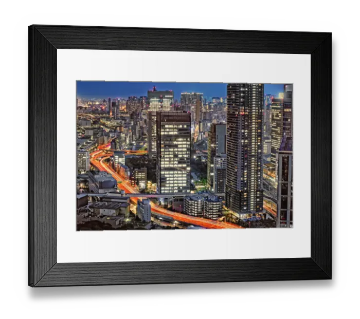 Framed Print : Tokyo urban flow Framed Print : Tokyo urban flow