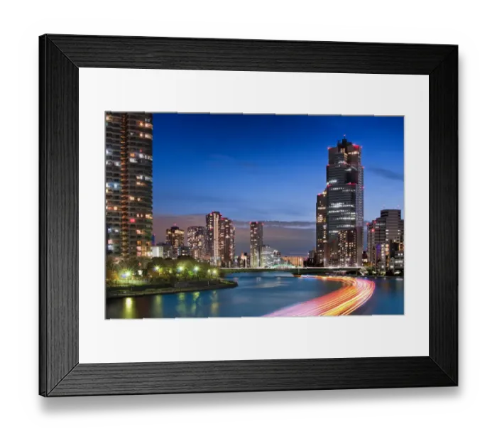 Framed Print : Tokyo Waterways Framed Print : Tokyo Waterways