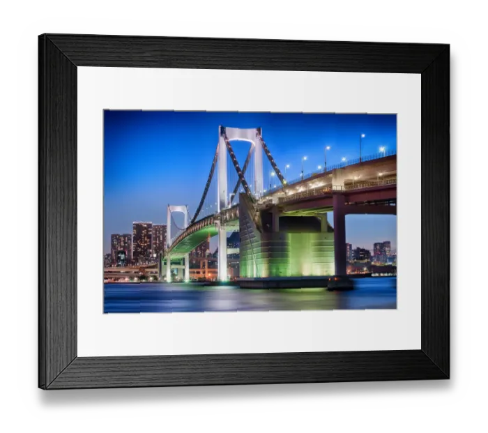 Framed Print : Tokyo Rainbow bridge Framed Print : Tokyo Rainbow bridge