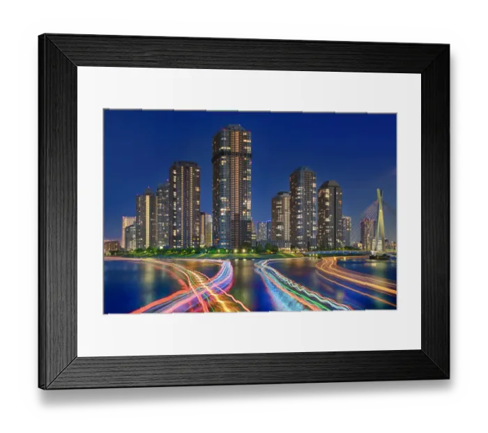 Framed Print : Sumida River Lights Framed Print : Sumida River Lights