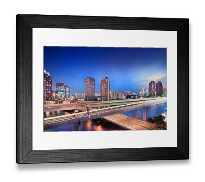 Framed Print : Ariake Highways