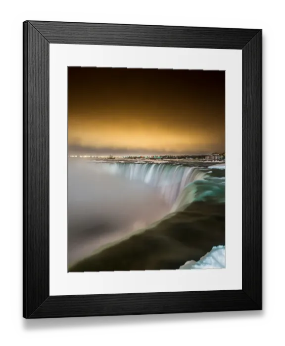 Framed Print : Niagara Falls at night Framed Print : Niagara Falls at night