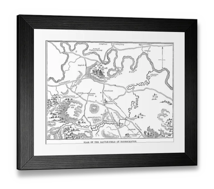 Framed Print : Battle of Bannockburn 1314