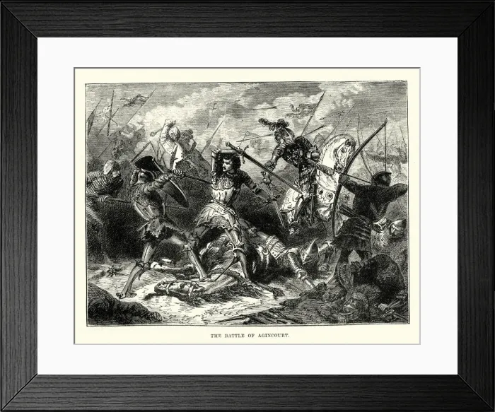 Framed Print : Battle of Agincourt Framed Print : Battle of Agincourt