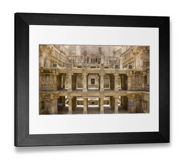 Framed Print : Rani Ki Vav- Stepwell Framed Print : Rani Ki Vav- Stepwell
