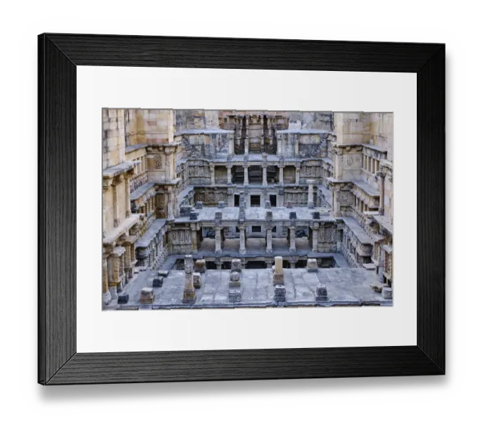 Framed Print : India, Gujarat, Patan, Rani-Ki Vav stepwell Framed Print : India, Gujarat, Patan, Rani-Ki Vav stepwell