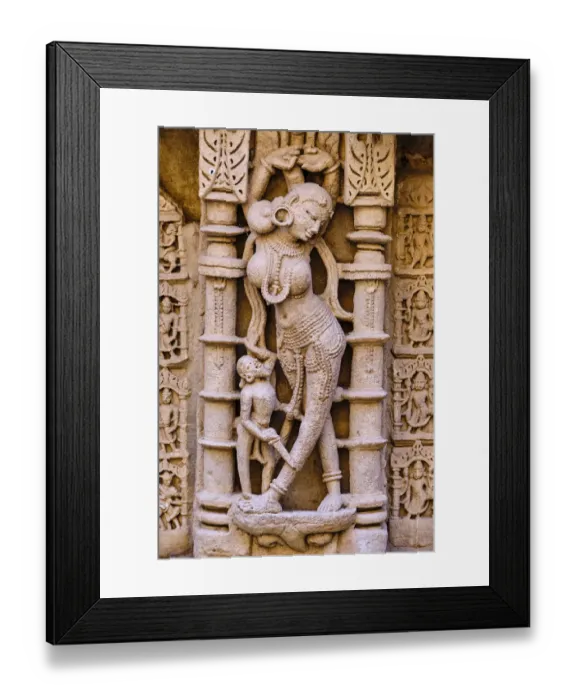 Framed Print : India, Gujarat, Patan, Rani-Ki Vav stepwell Framed Print : India, Gujarat, Patan, Rani-Ki Vav stepwell