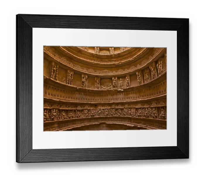 Framed Print : Step Well of Patan - Rani Ki Vav