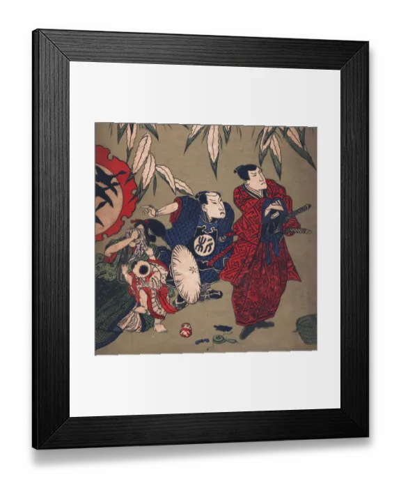Framed Print : Japanese Art - The Forty seven Ronin Framed Print : Japanese Art - The Forty seven Ronin