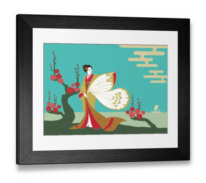 Framed Print : Traditional Japanese Woodblocks, 105181447 Framed Print : Traditional Japanese Woodblocks, 105181447