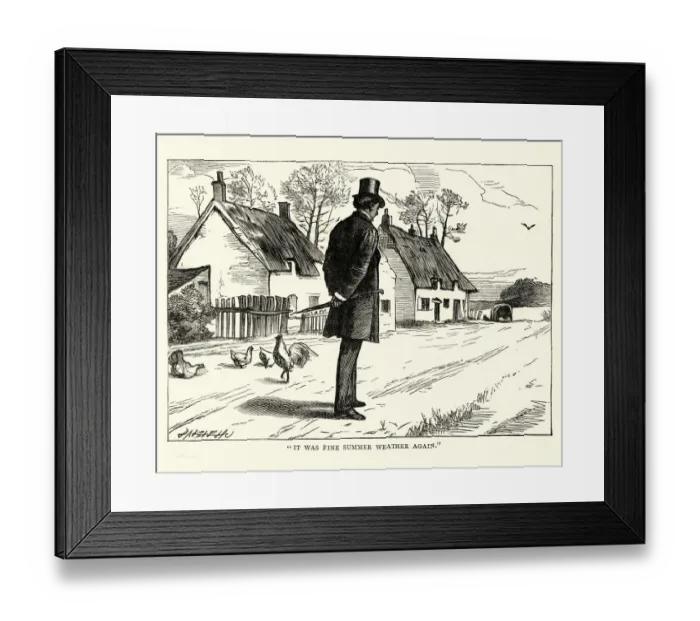 Framed Print : Dickens, Great Expectations, It was fine summer weather again Framed Print : Dickens, Great Expectations, It was fine summer weather again